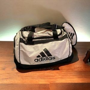 Black & White Adidas duffle / gym bag